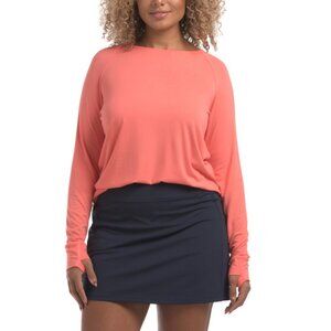 SWING CONTROL coral Breathable Long Sleeve Tee